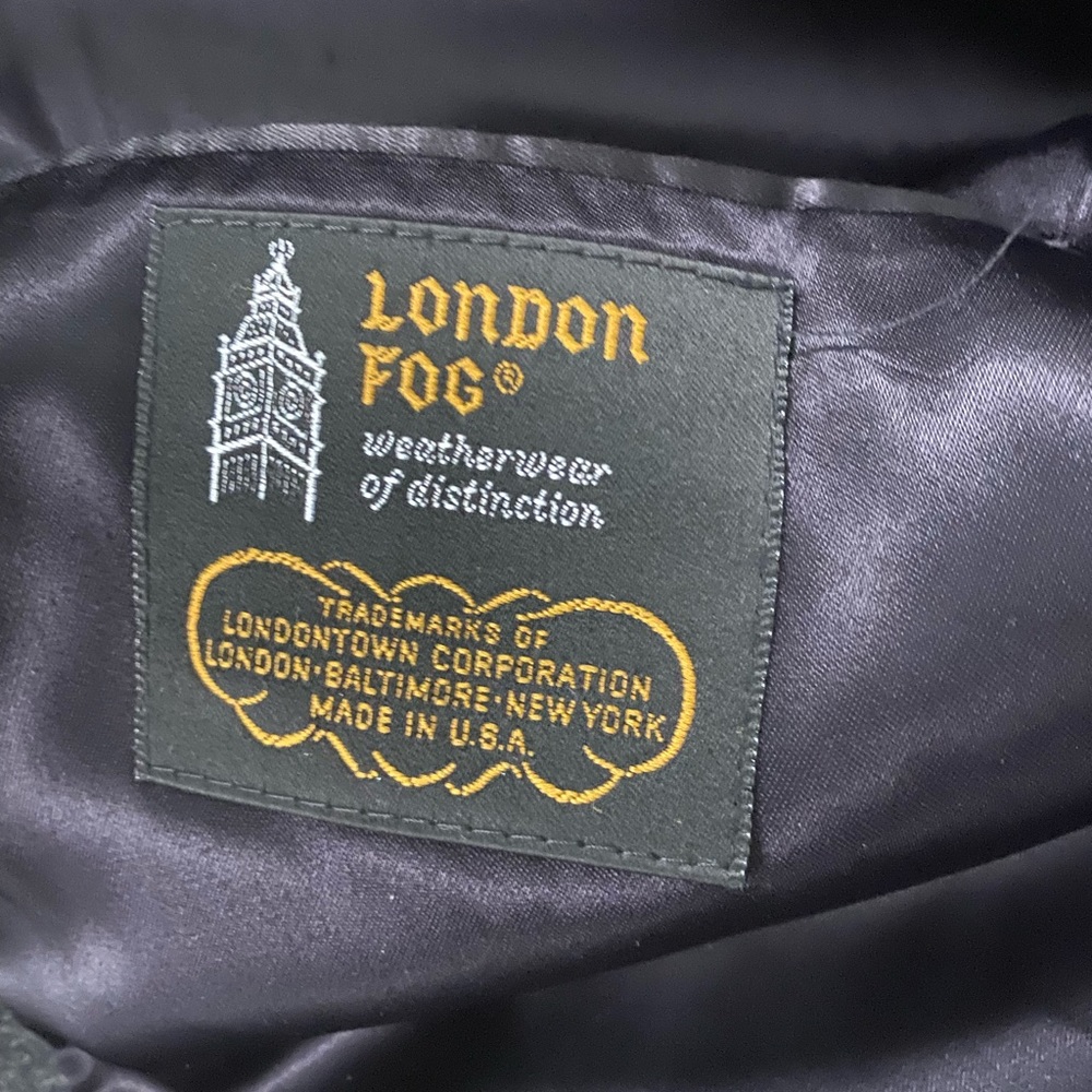 Vintage London Fog 100% Pure Wool Coat 42R Made In USA - Picture 10 of 14